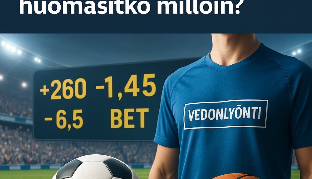 Vedonlyönti muutti urheilun, mutta huomasitko milloin